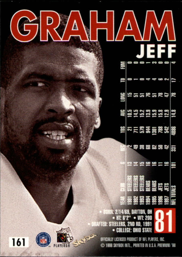 1998 SkyBox Premium Football Card Pick - Picture 321 of 426