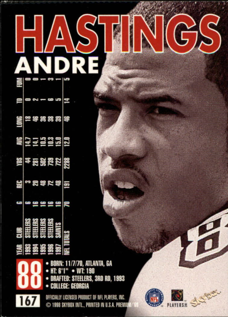 1998 SkyBox Premium Football Card Pick - Picture 333 of 426