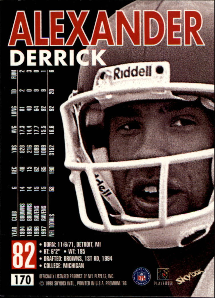 1998 SkyBox Premium Football Card Pick - Picture 339 of 426