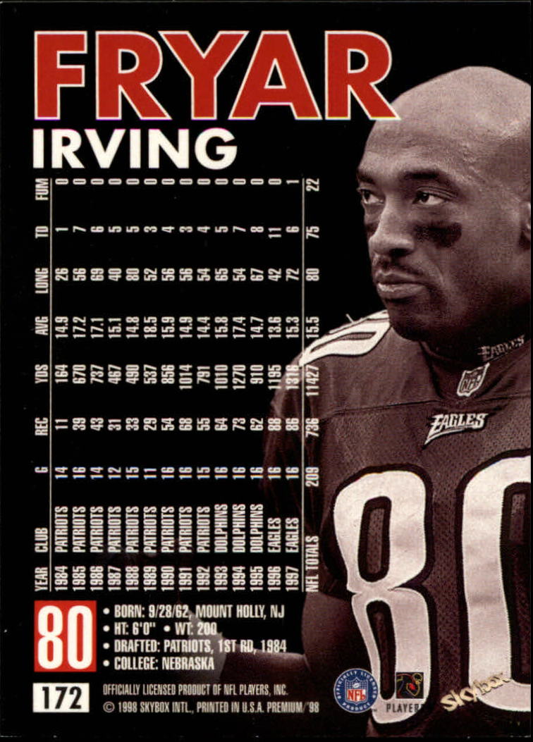 1998 SkyBox Premium Football Card Pick - Picture 343 of 426