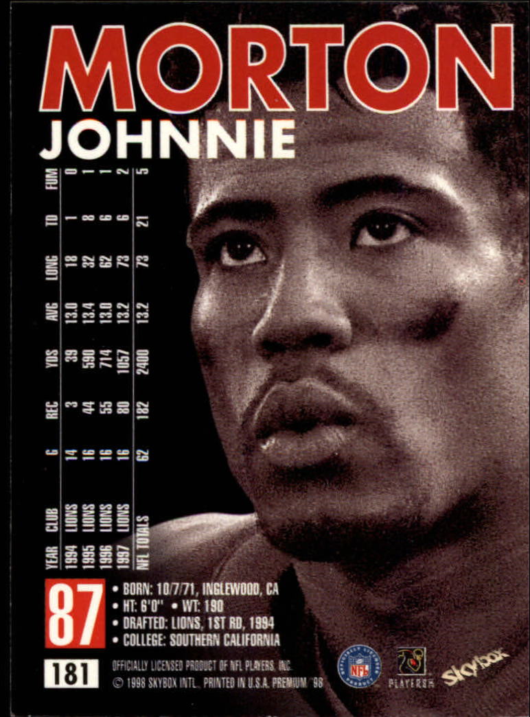 1998 SkyBox Premium Football Card Pick - Picture 361 of 426