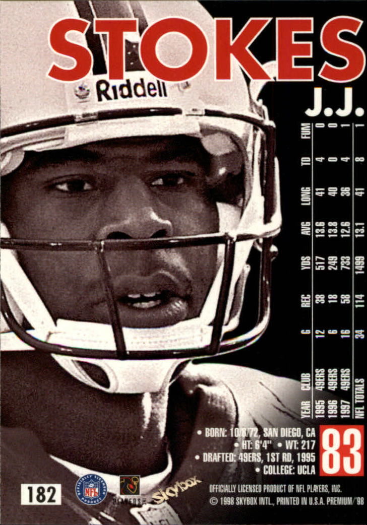 1998 SkyBox Premium Football Card Pick - Picture 363 of 426