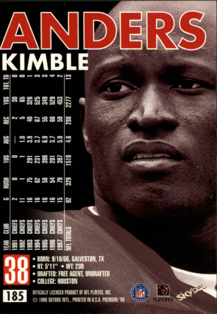 1998 SkyBox Premium Football Card Pick - Picture 369 of 426