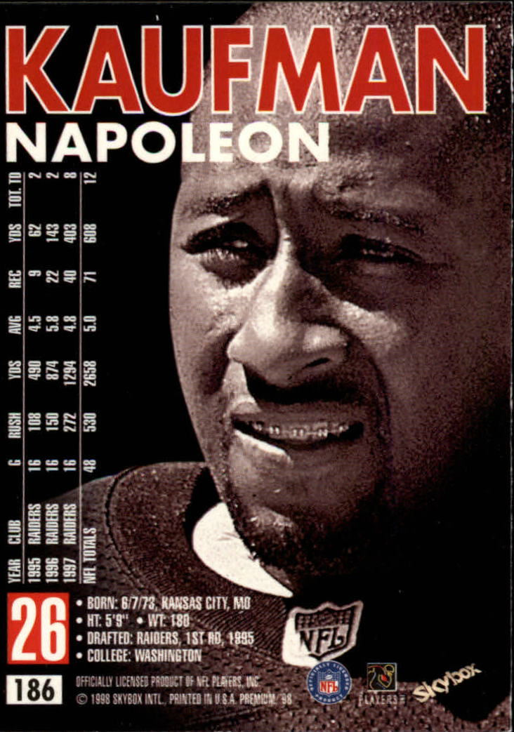 1998 SkyBox Premium Football Card Pick - Picture 371 of 426