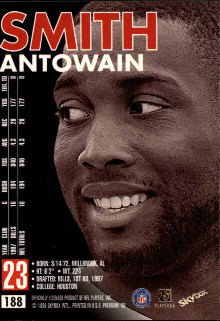 1998 SkyBox Premium Football Card Pick - Picture 375 of 426