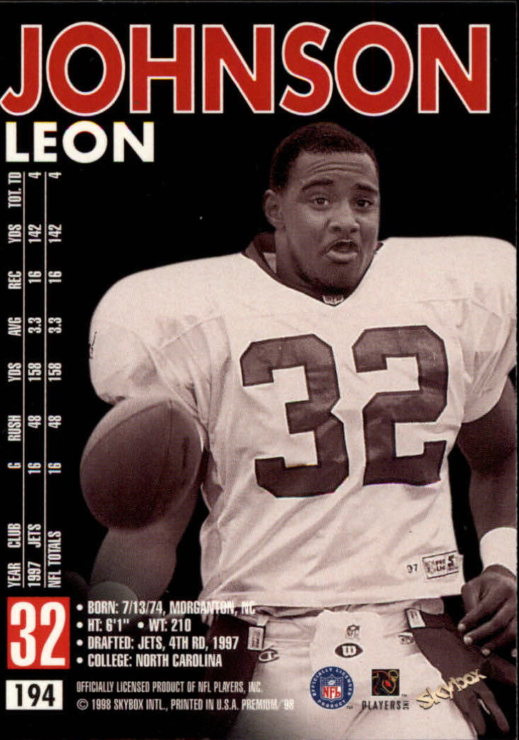 1998 SkyBox Premium Football Card Pick - Picture 387 of 426