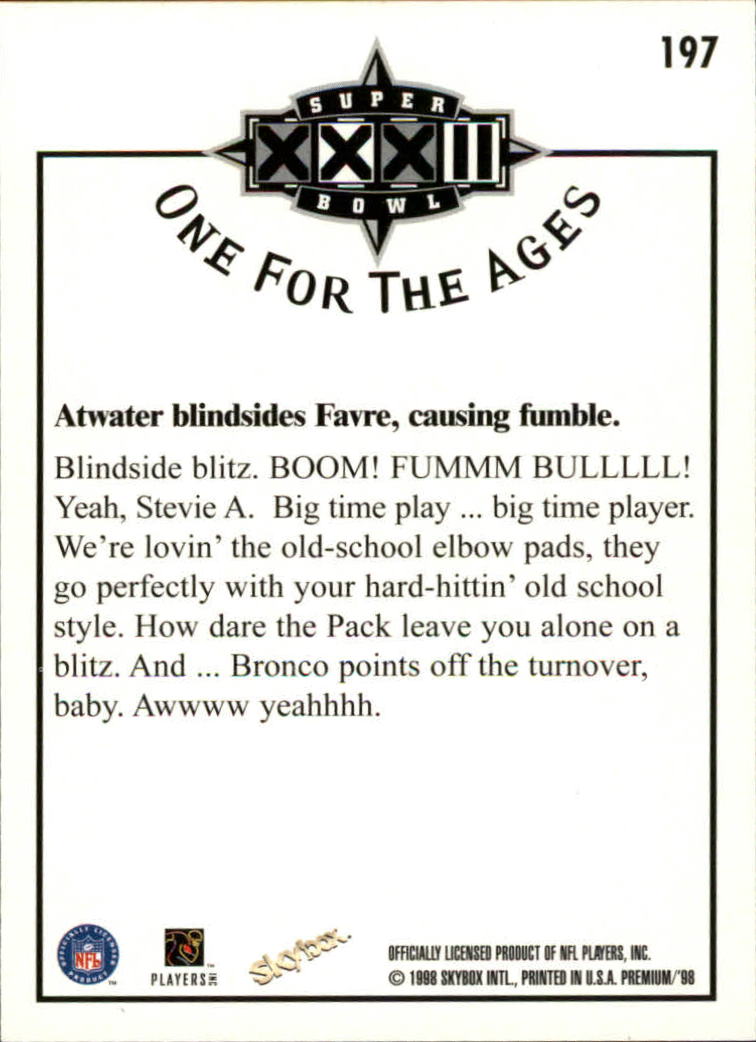 1998 SkyBox Premium Football Card Pick - Picture 393 of 426