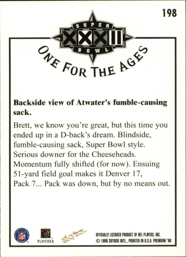 1998 SkyBox Premium Football Card Pick - Picture 395 of 426