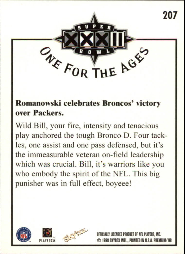 1998 SkyBox Premium Football Card Pick - Picture 411 of 426