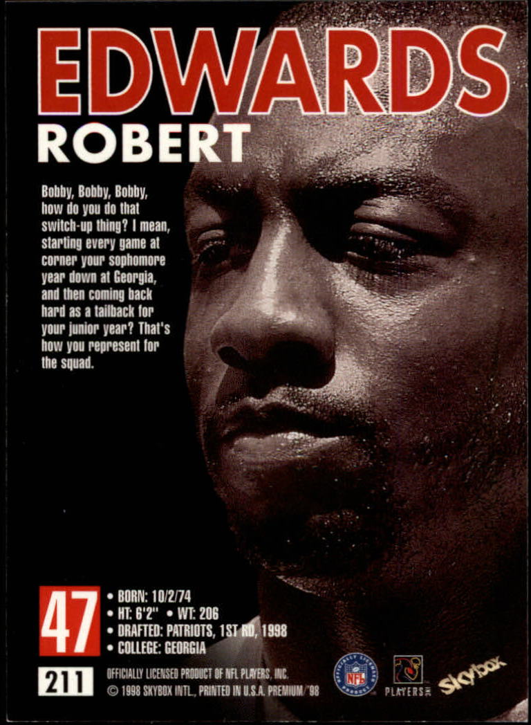 1998 SkyBox Premium Football Card Pick - Picture 419 of 426