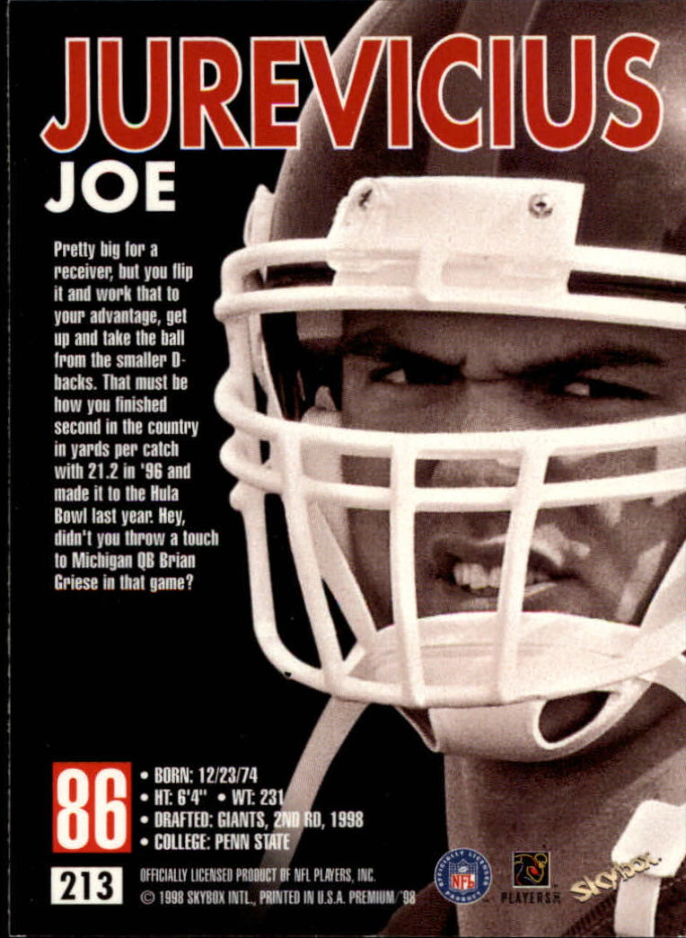 1998 SkyBox Premium Football Card Pick - Picture 421 of 426