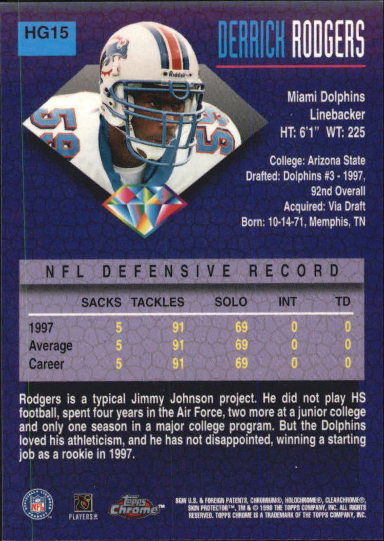 B1098- 1998 Topps Chrome FB Card #s 1-165 +Inserts -You Pick- 15+ FREE US SHIP