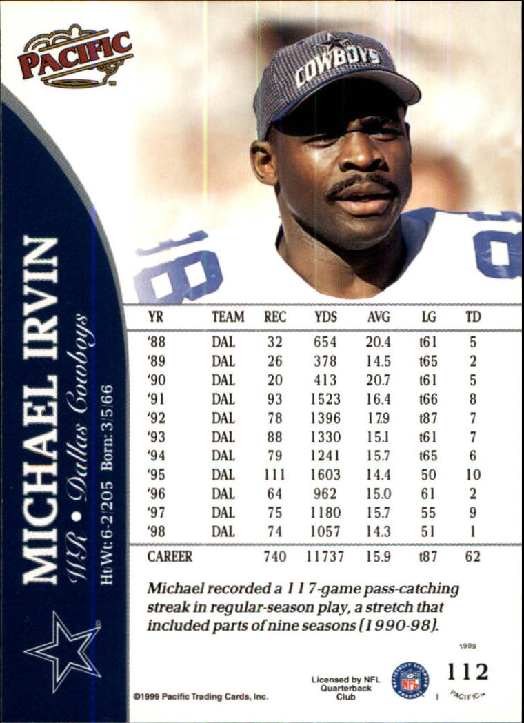 1999 Pacific Football Card Pick