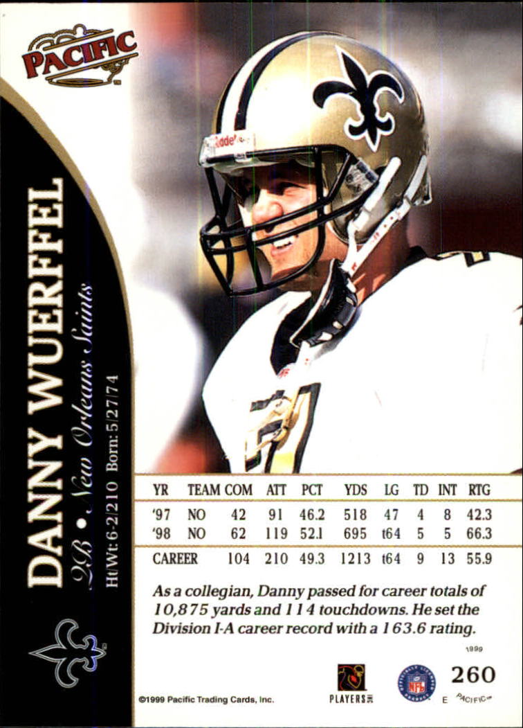 1999 Pacific Football Card Pick