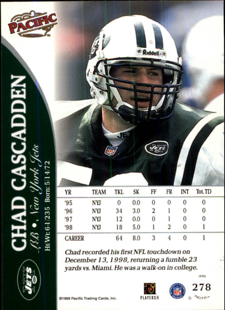 1999 Pacific Football Card Pick