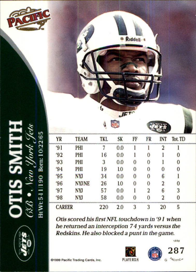 1999 Pacific Football Card Pick