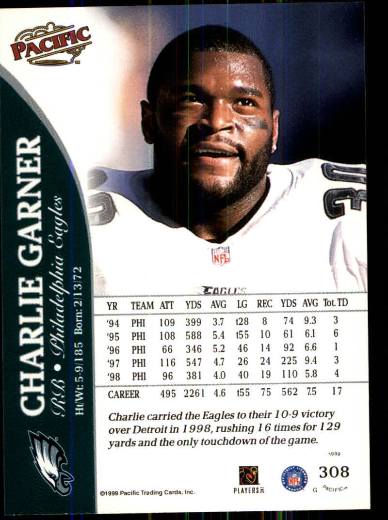 1999 Pacific Football Card Pick