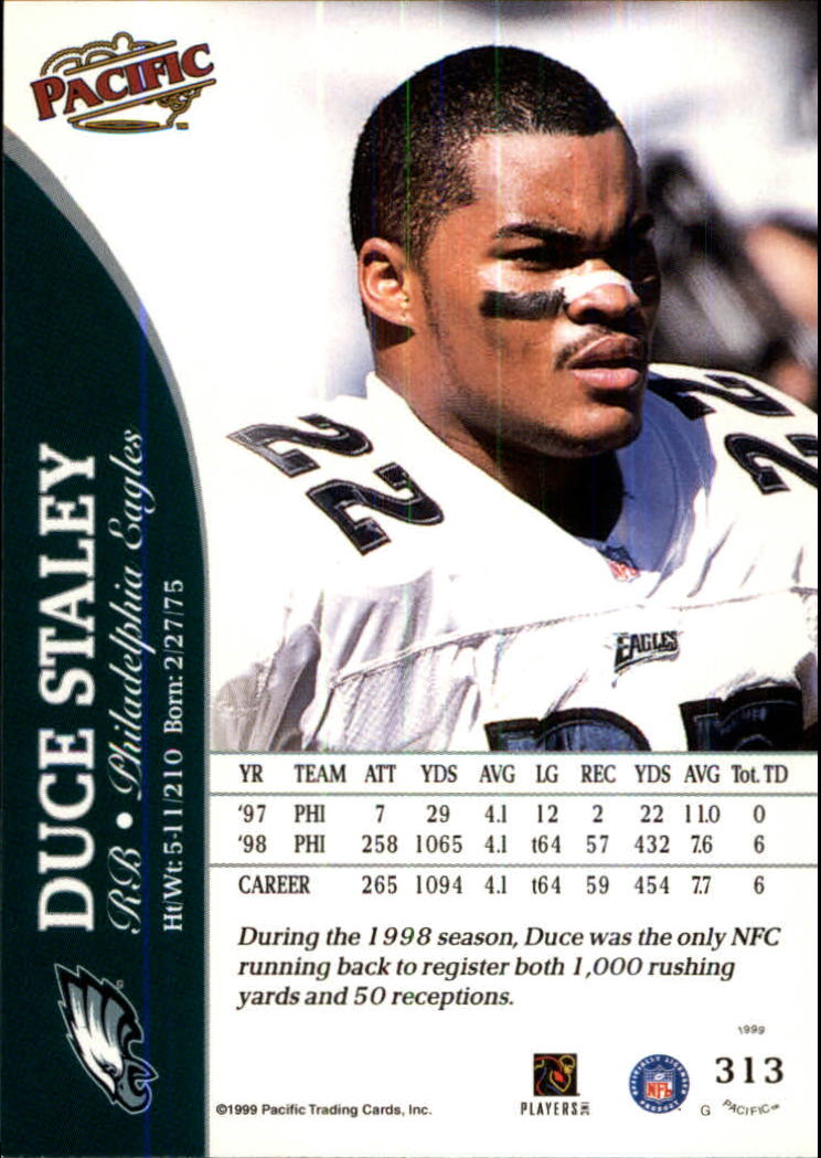 1999 Pacific Football Card Pick