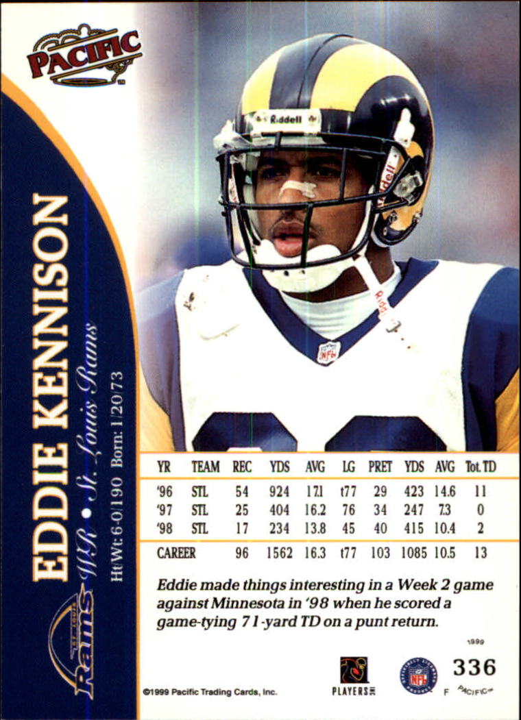 1999 Pacific Football Card Pick