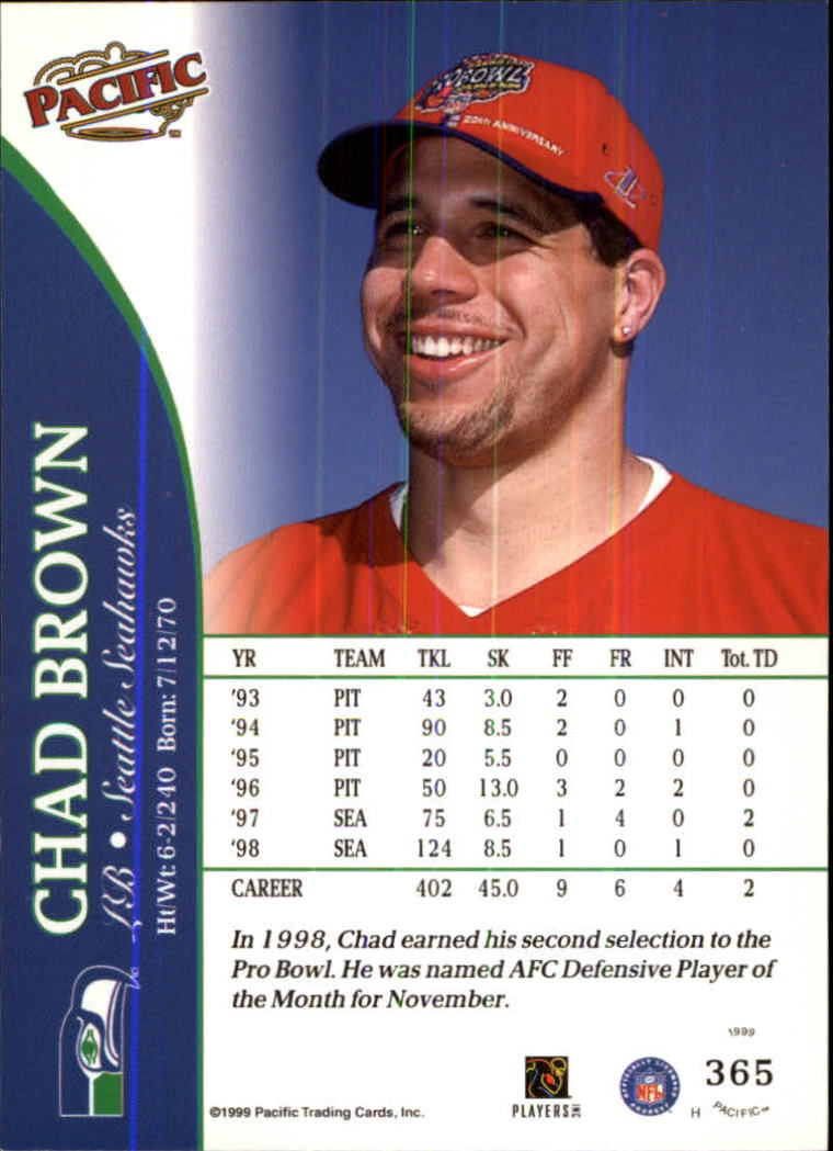 1999 Pacific Football Card Pick