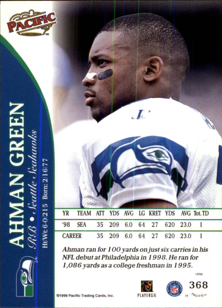 1999 Pacific Football Card Pick