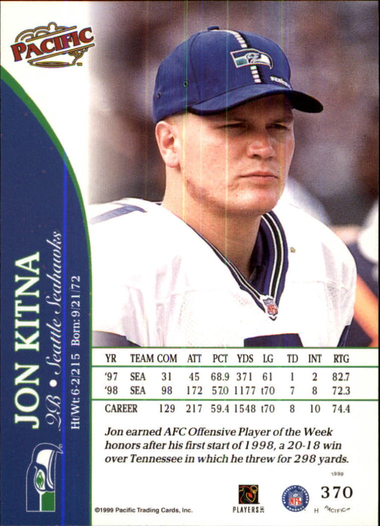 1999 Pacific Football Card Pick