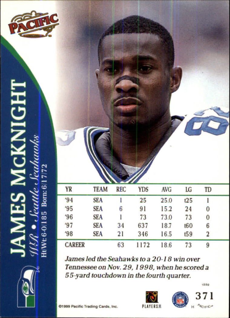 1999 Pacific Football Card Pick