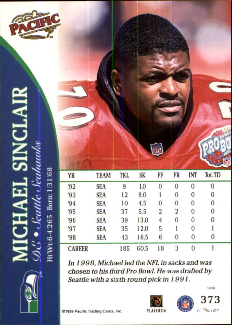 1999 Pacific Football Card Pick