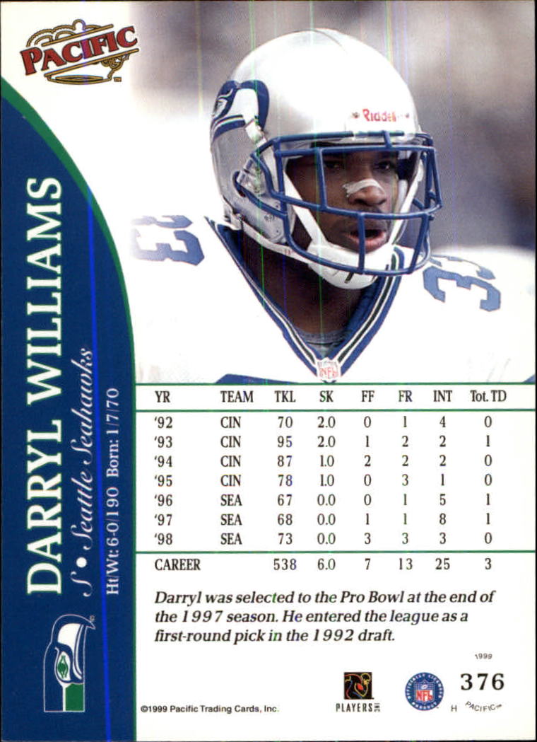 1999 Pacific Football Card Pick