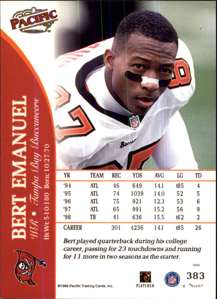 1999 Pacific Football Card Pick