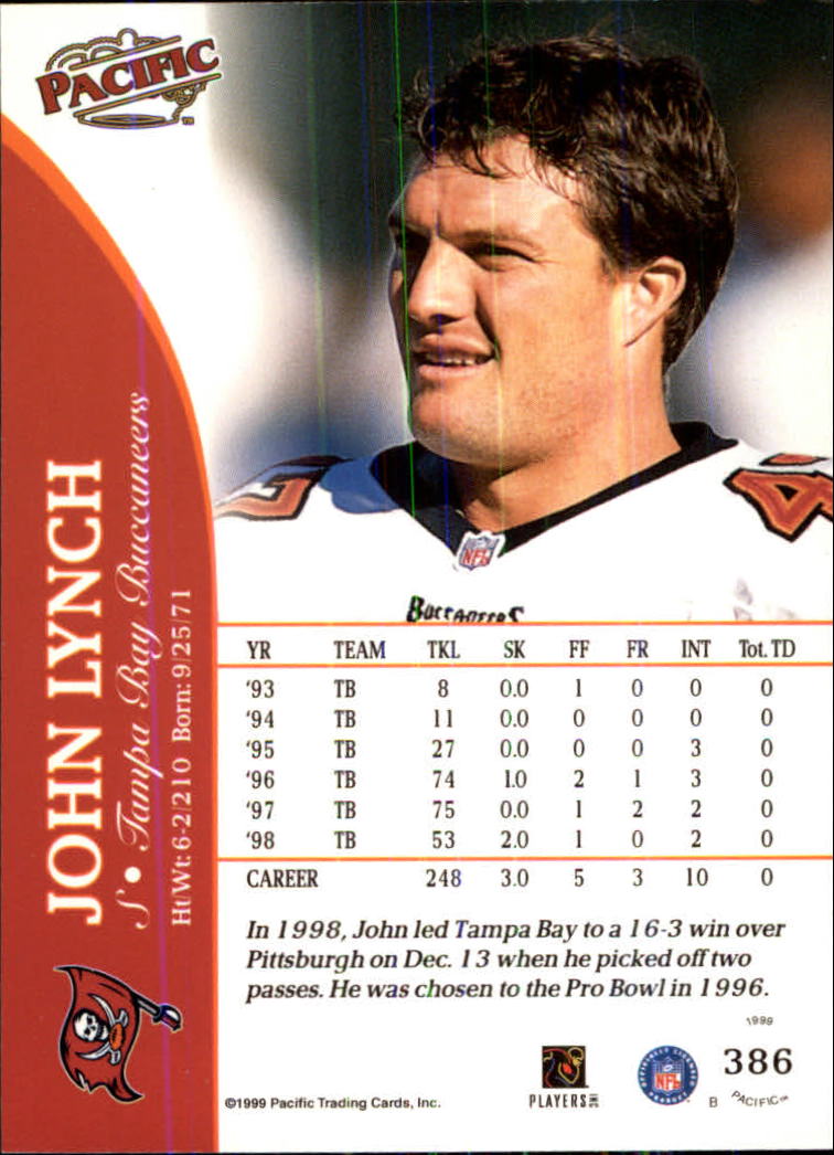 1999 Pacific Football Card Pick