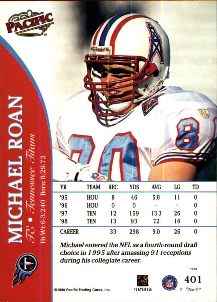 1999 Pacific Football Card Pick