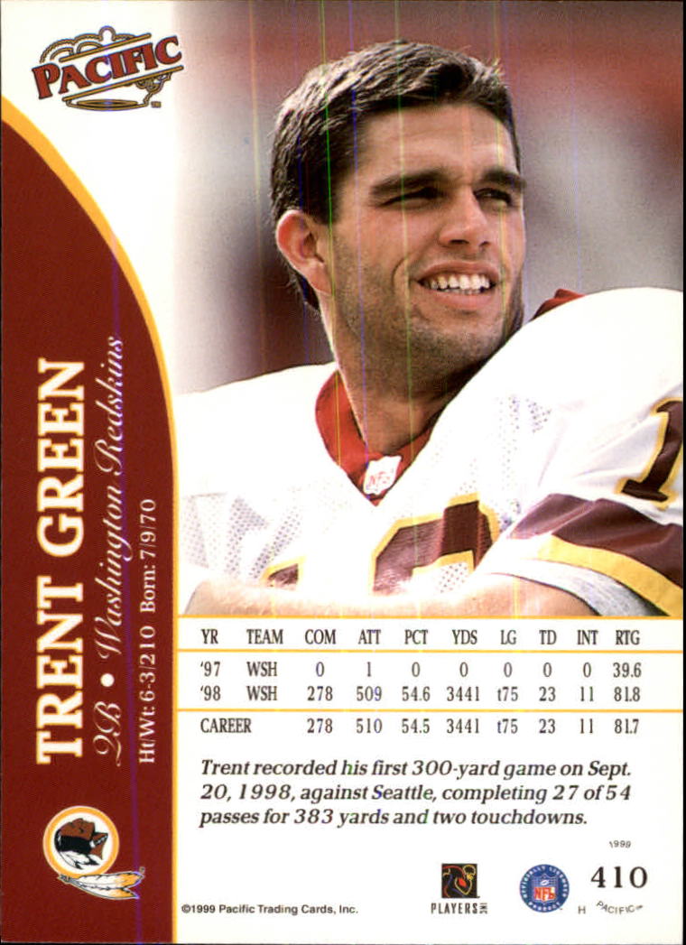 1999 Pacific Football Card Pick