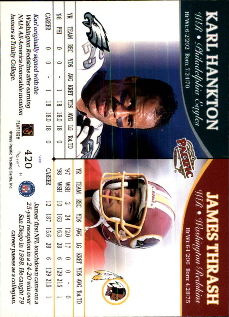 1999 Pacific Football Card Pick