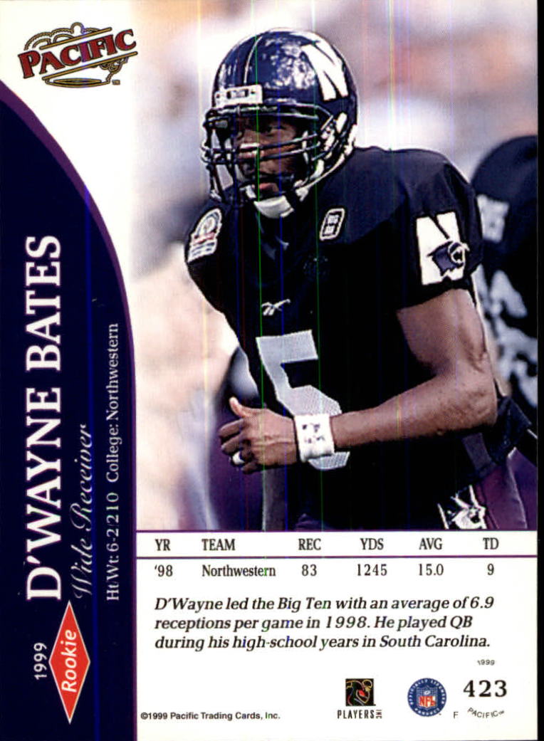 1999 Pacific Football Card Pick