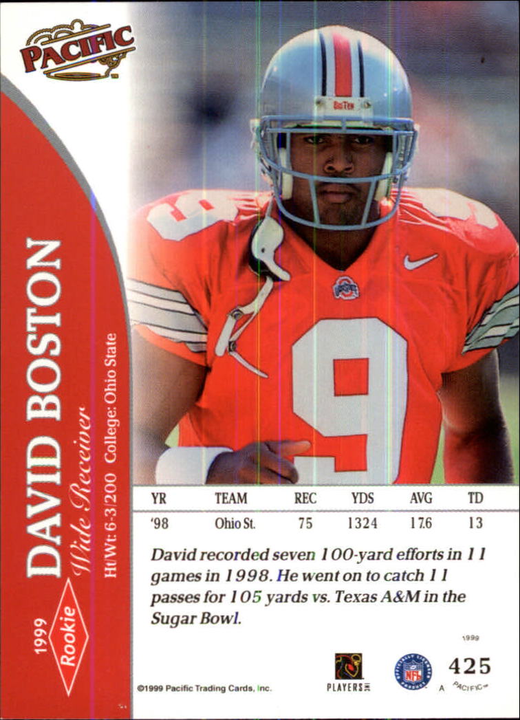 1999 Pacific Football Card Pick