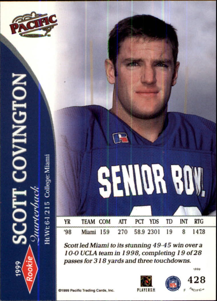 1999 Pacific Football Card Pick