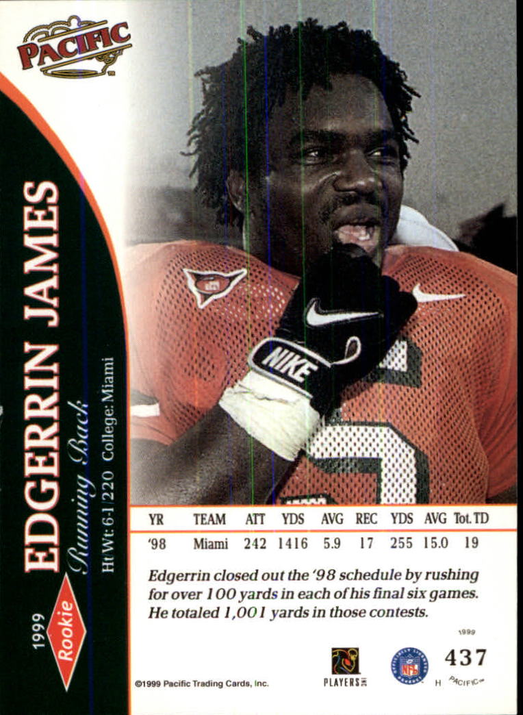 1999 Pacific Football Card Pick