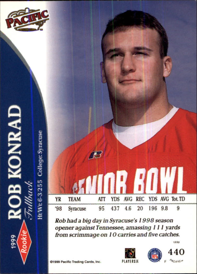 1999 Pacific Football Card Pick