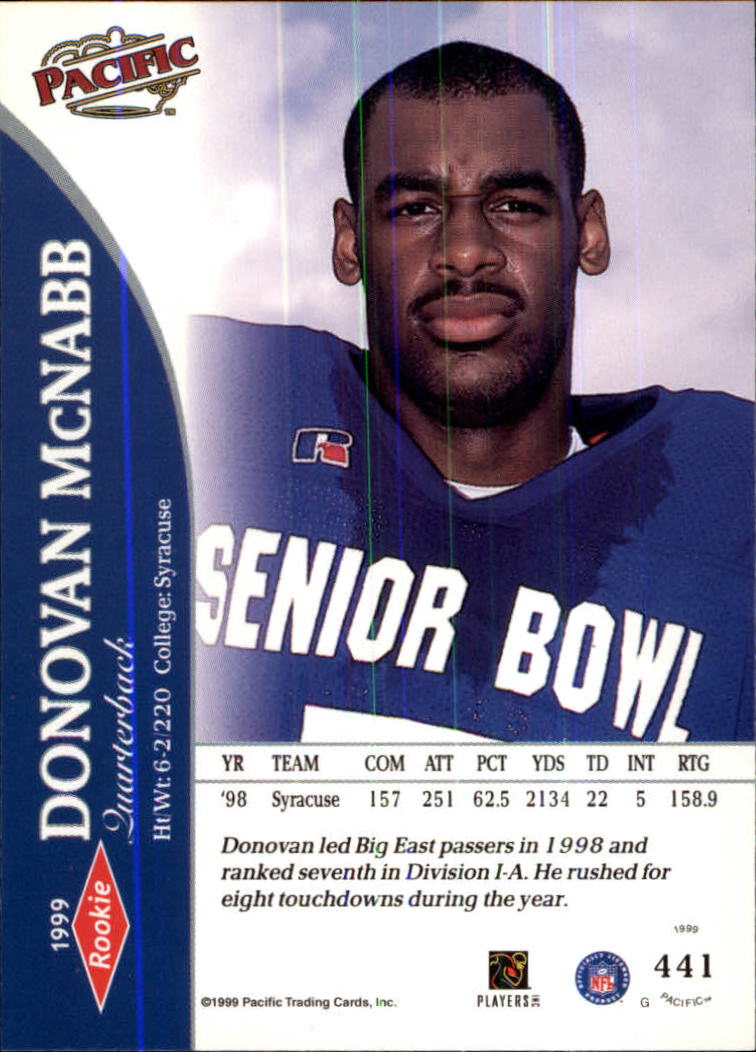 1999 Pacific Football Card Pick