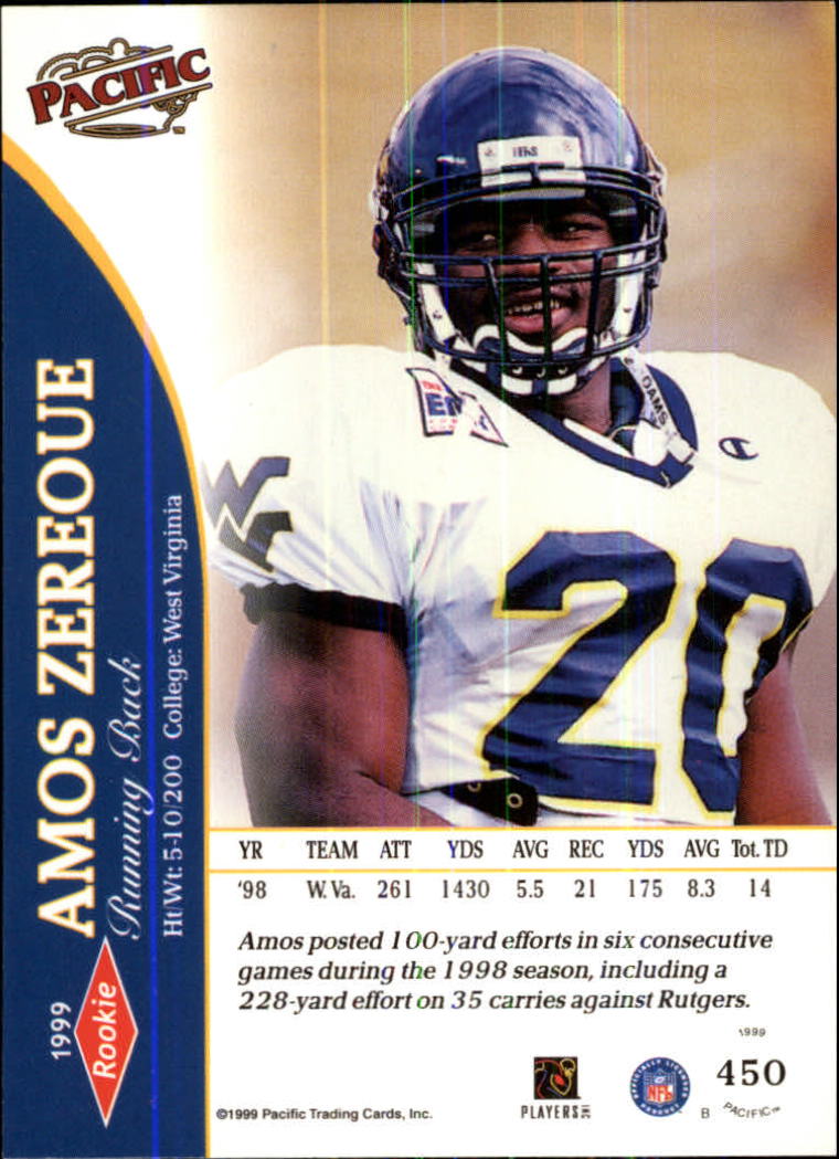 1999 Pacific Football Card Pick