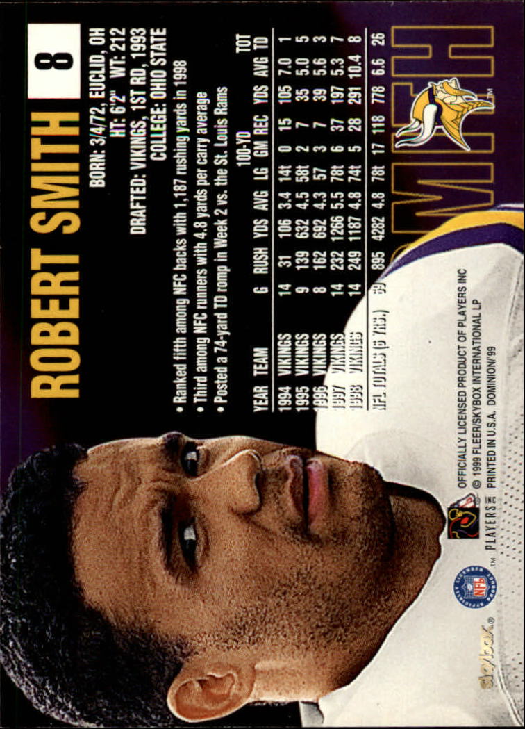 1999 SkyBox Dominion Football Card Pick