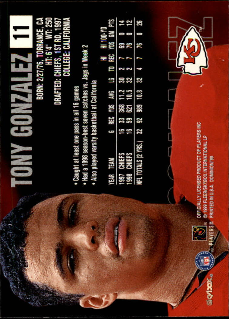 1999 SkyBox Dominion Football Card Pick