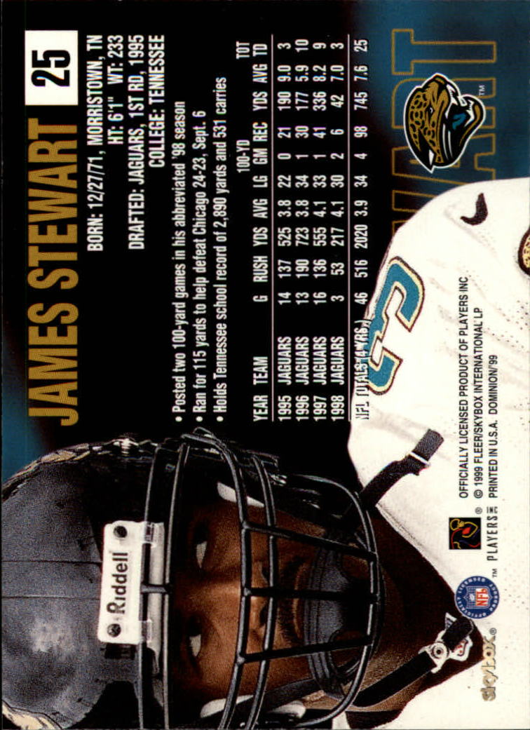 1999 SkyBox Dominion Football Card Pick