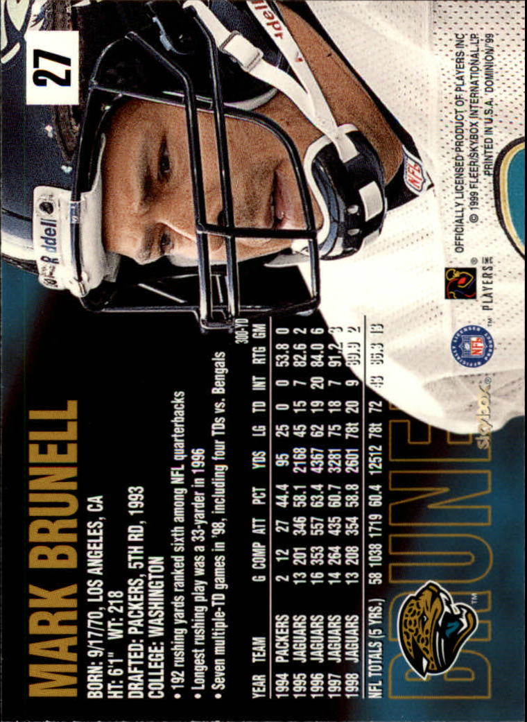 1999 SkyBox Dominion Football Card Pick