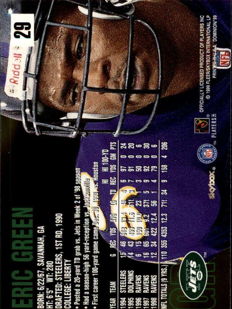 1999 SkyBox Dominion Football Card Pick