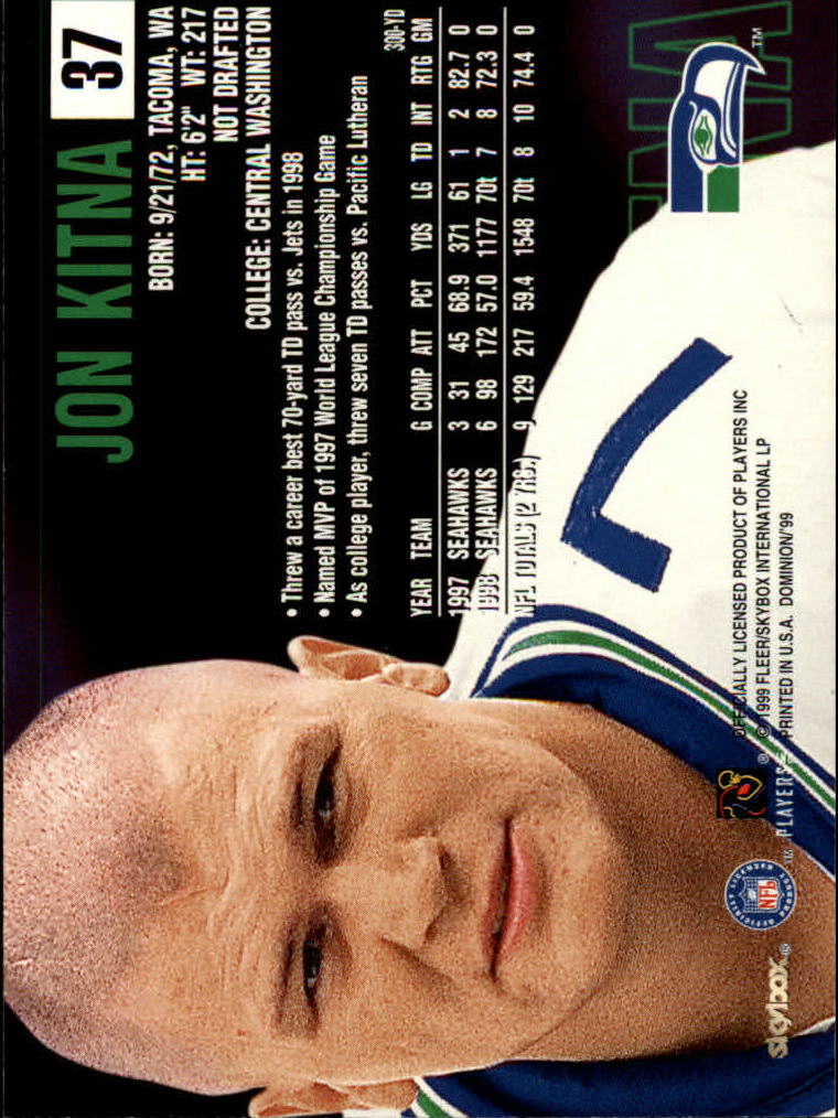 1999 SkyBox Dominion Football Card Pick