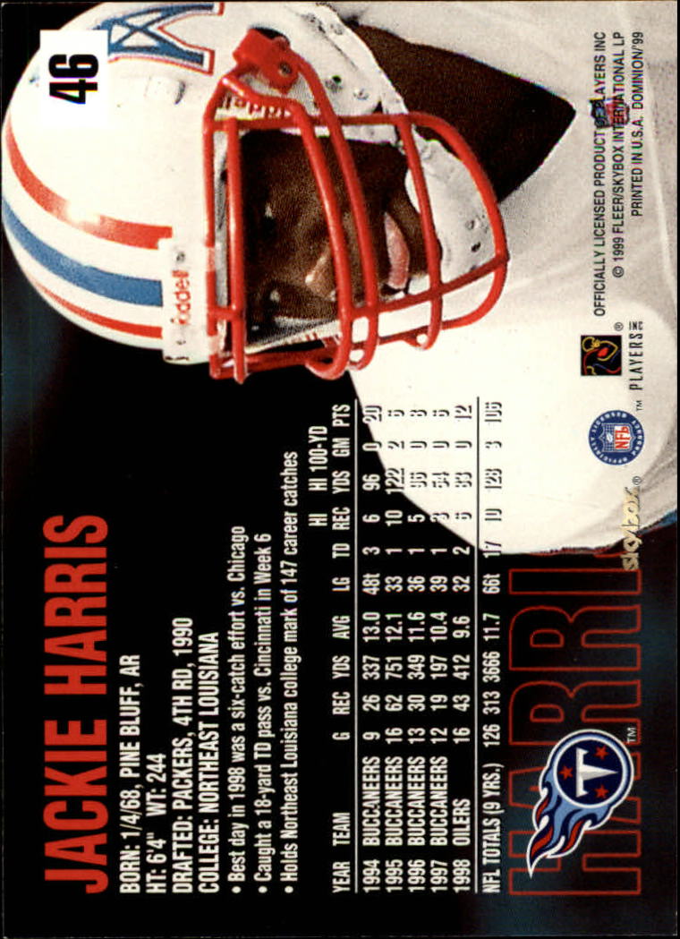 1999 SkyBox Dominion Football Card Pick