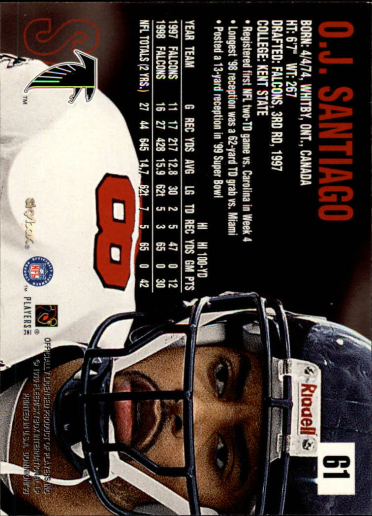 1999 SkyBox Dominion Football Card Pick