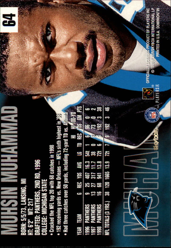 1999 SkyBox Dominion Football Card Pick